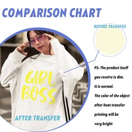 Tintnut Solid Color Sublimation Transfer Paper- 12 Sheets 12inchesx10inches Classic Sublimation Transfer Ink Sheets Compatible with Cricut or Silhouette