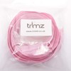 60cm Adjustable Length Invisible Zip - Pink, 5 Pieces