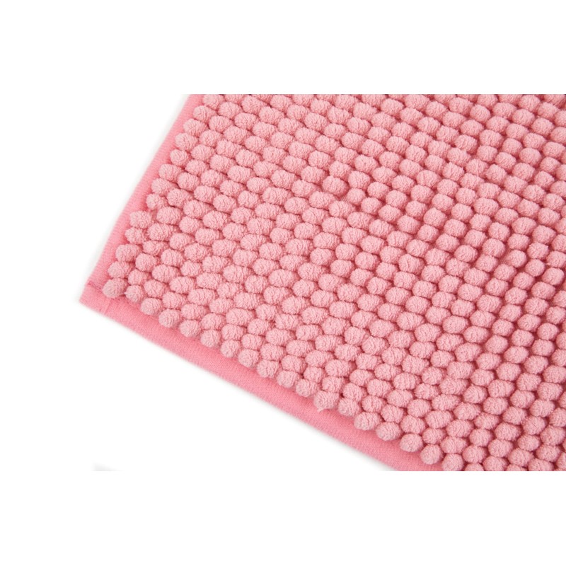 Emma Barclay Noodle Soft Touch Non-Slip Bathroom Rug in Pink