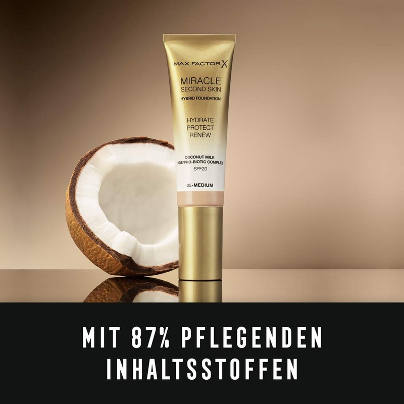 Max Factor Miracle Second Skin foundation LSF 20.