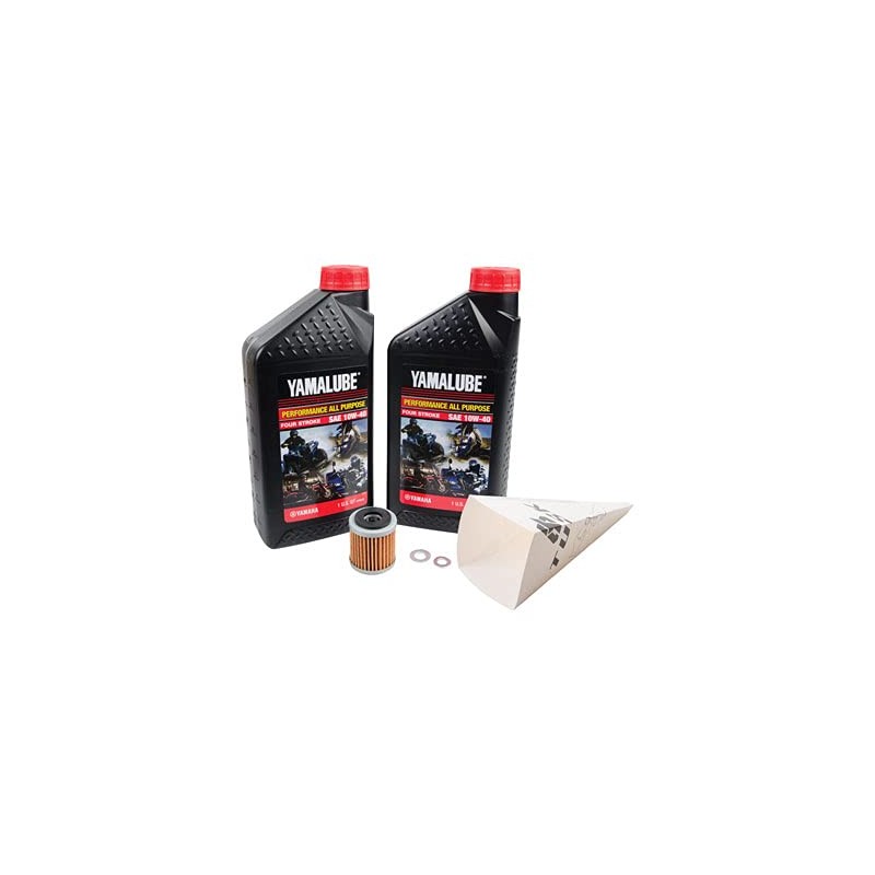 Tusk 4-Stroke Oil Change Kit Yamalube All Purpose 10W-40 For