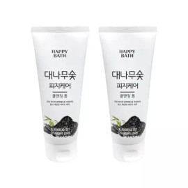 LuminaD 루미나D 대나무숯 해피바스 피지흡착 클렌징폼 200ml 2개 Lumina D Bamboo Charcoal Happy Bath Phisy Absorption Cleansing Foam 200ml 2pcs