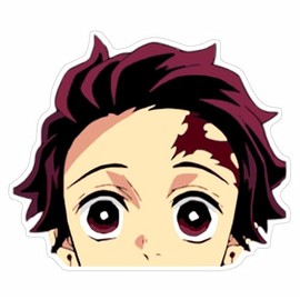 5” Tanjiro Kamado Demon Slayer Anime Peeker Decal Sticker