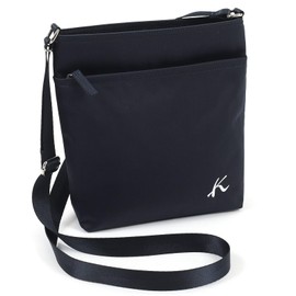 Kitamura R-0775 Lightweight Thin Gusset Shoulder Bag, Dark Blue [Navy] 101