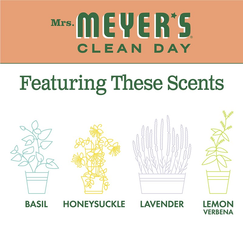 Mrs. Meyer's Clean Day Room Freshener Spray Bottle, Geranium Scent,