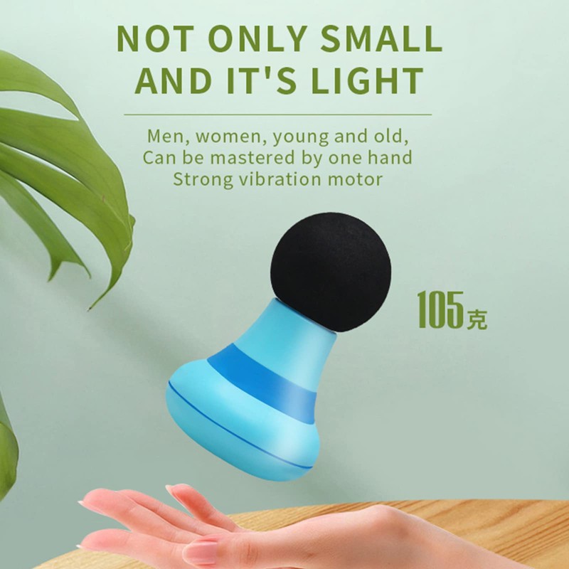Mini Massager, Cordless Handheld Vibrating Power Massager, Portable Body Massager