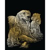 Royal & Langnickel Golden Retriever Gold Scratch Pictures for Children