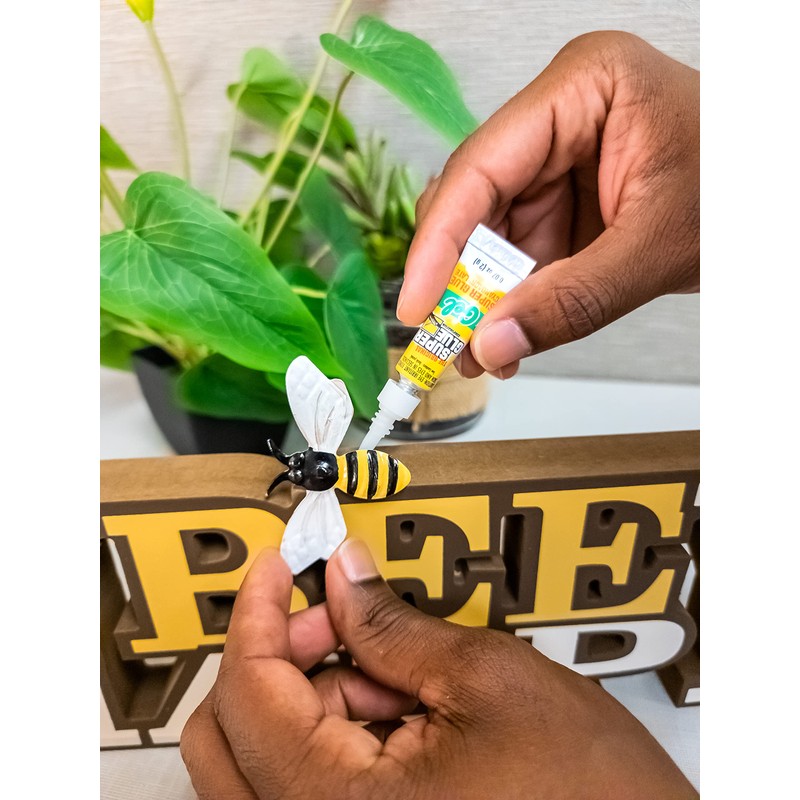 Super Glue Gel, 5 Mini Single-Use Tubes, Clear, Instant Bonding,