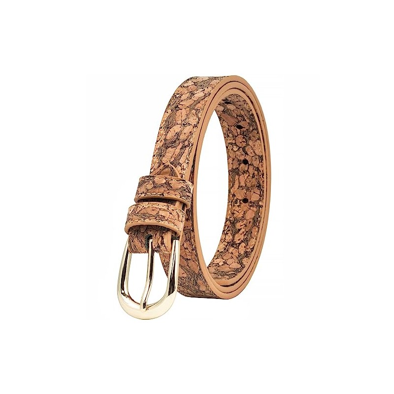 Simaru Maceio Cork Women's Belt Made in EU, Granada