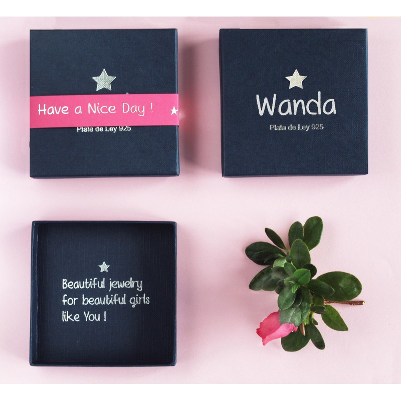 WANDA PLATA Bicycle Chain for Women, Young Girls, 925 Silver,