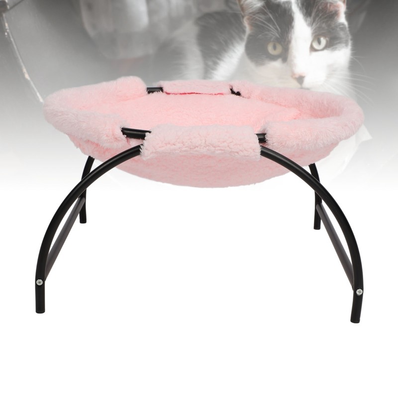 Cat Hammock Bed Stable Structure Soft Comfortable Breathable Elevated Kitten