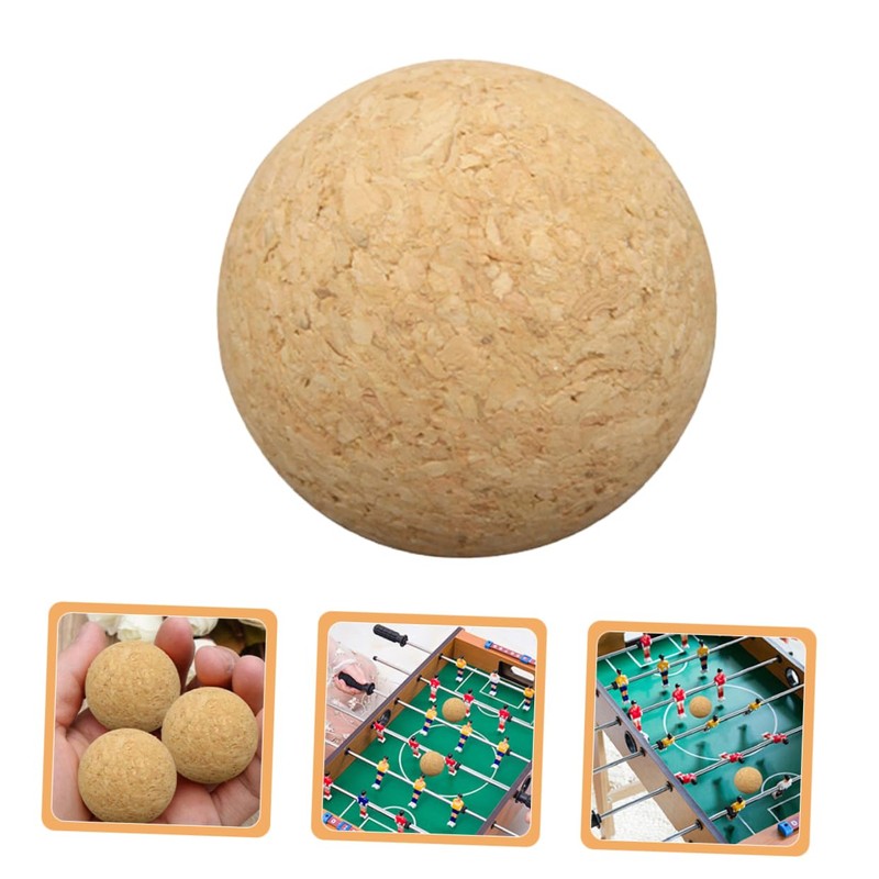 SUPVOX 7pcs Foosball Replacement Balls Soft Cork Table Soccer Accessories