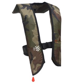 Eyson Inflatable Life Jacket Life Vest Basic Manual (639 Green Camouflage)