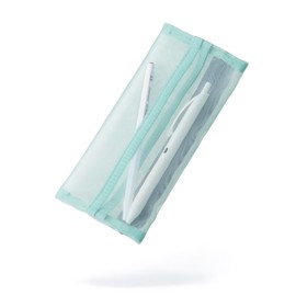 Kokuyo F-VBF280EG Pencil Case, Mesh, Lightweight, Slim, Flat, Easy to Put In, Slush