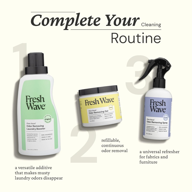 Fresh Wave Odor Removing Laundry Booster, 24 fl. Oz., Pack