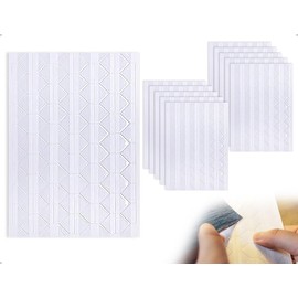 AOYEGIC 1020 Stück Fotoecken,Selbstklebend Klebepads Aufkleber,Randaufkleber für Fotoalbum,Foto Ecken sticker,fotokleber,für Bilder Alben Basteln DIY Scrapbooking(Transparent)