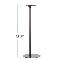 ynVISION.DESIGN Fixed Height Floor Stand Compatible with Sonos One, SL and Play:1 Speaker | 2 Pack | YN-ONE Pair (Black)
