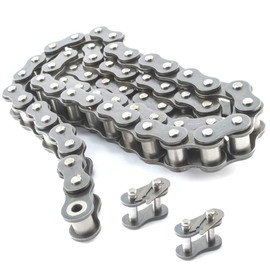 PGN - #35 Nickel Plated Roller Chain x 10feet - Anti-Corrosion #35NP + 2 Free Connecting Links