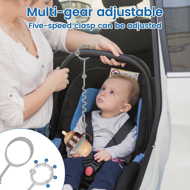 RTMOK (4Pcs) Sippy Cup Strap Keep Bottles and Sippy Cups