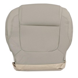 Vigoraze Driver Bottom Replacement Leather Seat Cover Light Gray #CL Compatible with Ford Explorer 2011 2012 2013 2014 2015