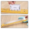 eMagTech 3Pcs Guitar Neck Ruler String Action Gauge Ruler Fret