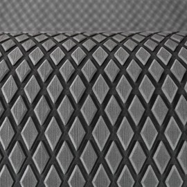 KT GuoMei 94.5"X43.31" Tiny Diamond Patterns EVA Self-Adhesive Boat Decking Boat Flooring Non-Skid mat for Decorate Yacht Pool etc (Tiny Diamond Patterns, Dark Grey and Black, 94.5"X43.31")