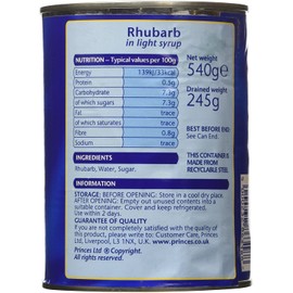 Princes Rhubarb in Light Syrup (540g)
