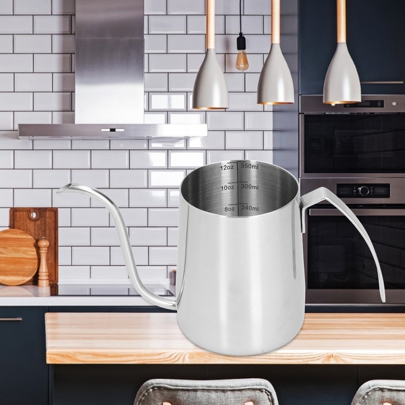 304 Stainless Steel PTFE Coffee Kettle with Inner Scale Thickened