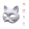 Cat Masks Therian Masks made of White Paper with Erastic