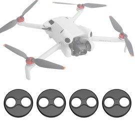 CAPART Upgraded CNC Aluminum Motor Cover for DJI Mini 4 Pro/Mini 3 Pro/Mini 3 / Mini SE/Mavic Mini Dorne Accessories, Motor Protector Dustproof Splashproof (Black)