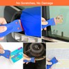 NEWISHTOOL Plastic Scraper With 300 PCS Double Edged Replacement Blades