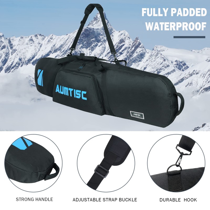 AUMTISC Snowboard Bag Padded for Air Travel Flying Snow Board