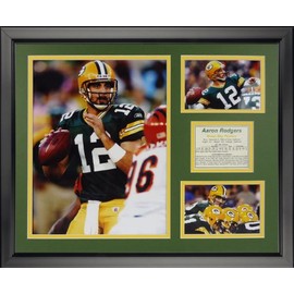 Legends Never Die Aaron Rodgers Framed Photo Collage - Home, 16" x 20", (19940U)