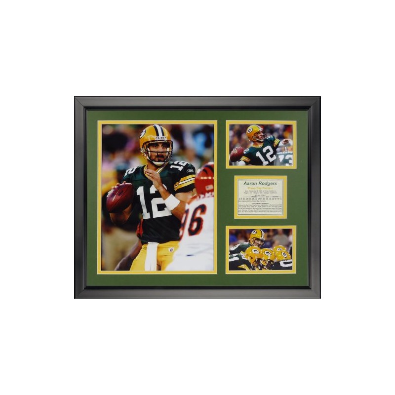 Legends Never Die Aaron Rodgers Framed Photo Collage - Home,