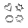 12 PCS Stainless Steel Cookie Moulds,Multi-Shape Cookie Moulds,Cookie Cutter,Home and