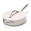 CookinCraze Nonstick Ceramic Sauté Pan with Lid (4.5 qt, 11"),