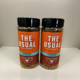 Fire & Smoke Society THE USUAL All Purpose Seasoning, 5.5oz, BB 3/26 *Lot of 2*