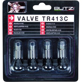 Sumex BZA413C Ventilkappen Butzi, Chrom, 4 Stück