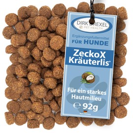Dirk Drexel ZeckoX Herb Lisses for Dogs Treats with Herbal Extracts Natural Nutrition with Black Cumin, Coconut & Carde