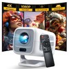 Native 1080P Full HD Projector, Built-in Streaming Apps, Smart Electric
