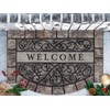 MTOUOCK Thick Welcome Mats Outdoor, 24 * 36" Large Front