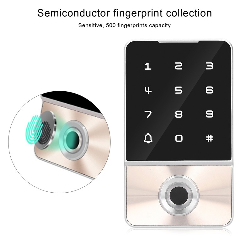 125KHz RFID Access Control Fingerprint Password ID Card Wiegand26 IP66