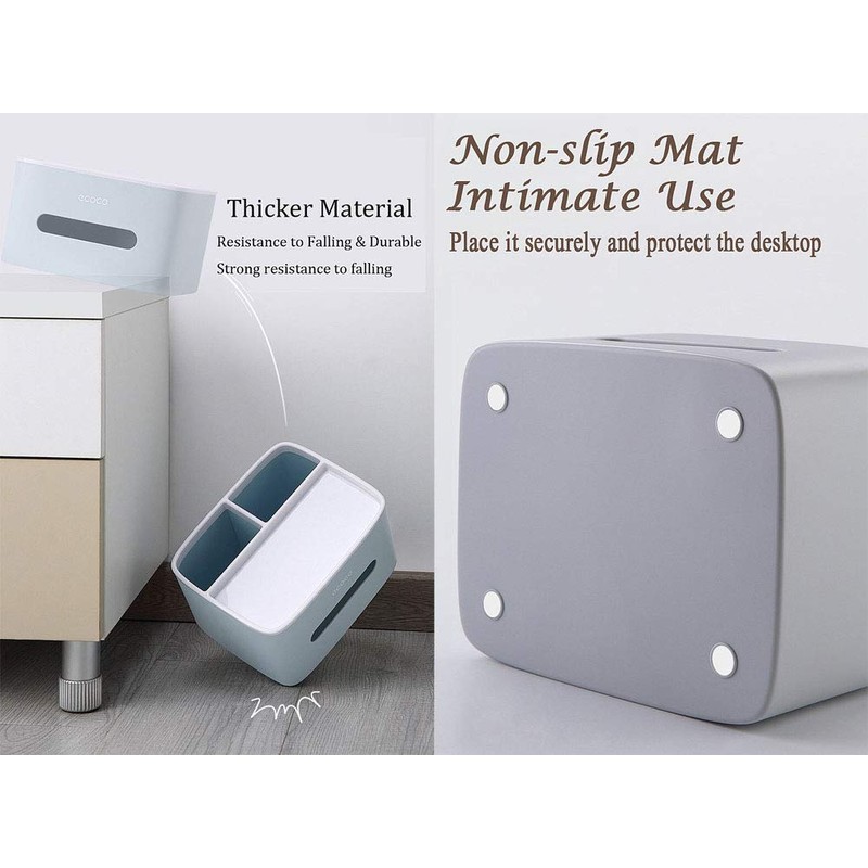 Stylish Multifunctional Tissue Holder Rectangular Tissue Box Napkin Holder for