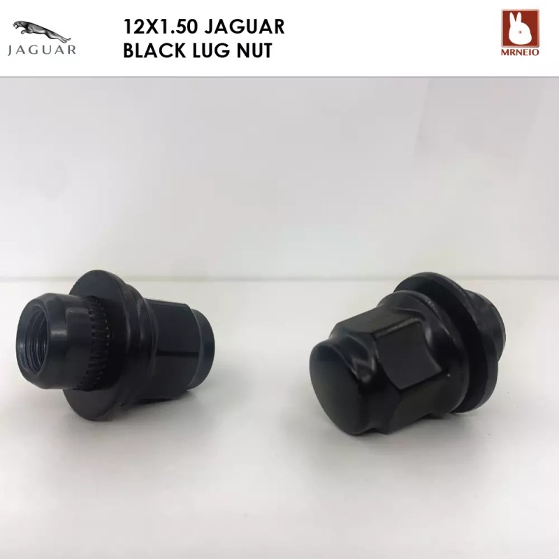Jaguar 12x1.5 Flat Seat Stock Wheel 20PC JAGUAR 12X1.5 BLACK