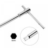 sourcing map 6mm Sliding T-Handle Hex Key Wrench for Fast