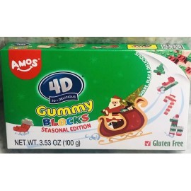 Amos Ship N 24 Hours. New-Amos Seasonal Edition Gummy Blocks: 3.53 0z.