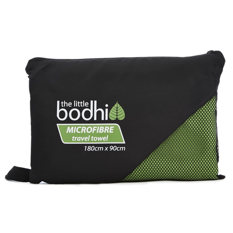 The Little Bodhi Microfibre Towel Green 150cm x 80cm