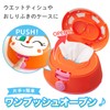 LEC Anpanman Wipes Case, Dokin-chan with Safety Lock (99.9% Water,
