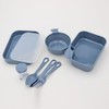 Camping Mess Tin, Outdoor Eating, Drinking Gear - 7 piece