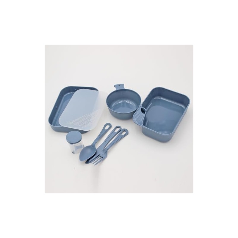 Camping Mess Tin, Outdoor Eating, Drinking Gear - 7 piece
